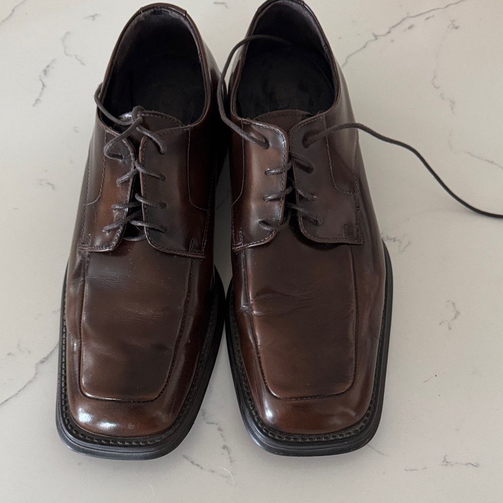 Kenneth Cole Reaction Dark Brown Men's Oxfords